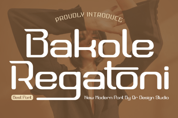 Bakole Regatoni: A Bold Display Font for Editorial Projects