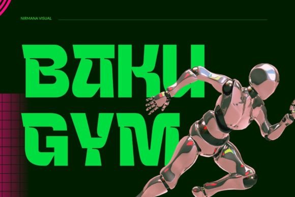 Baku Gym: A Display Font That Sharpens Your Campaign Visuals