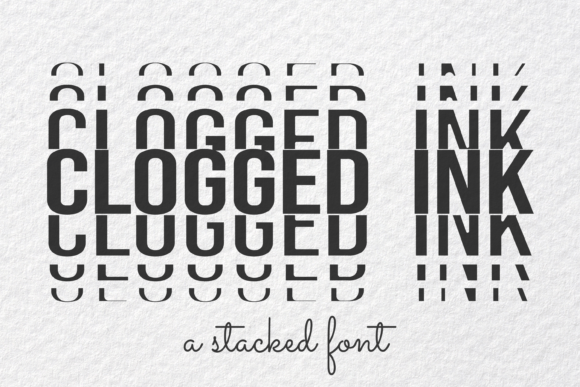 Clogged Ink Font: A Handmade Seller’s New Favorite Display Typeface