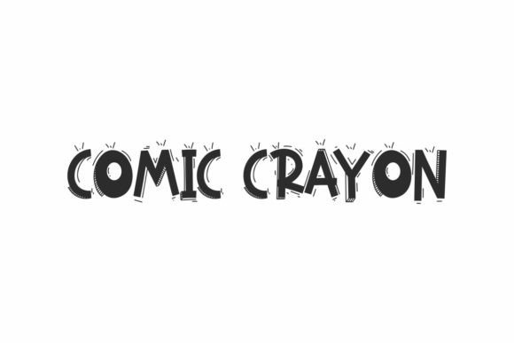 Comic Crayon Font: A Playful Typeface for Crafters