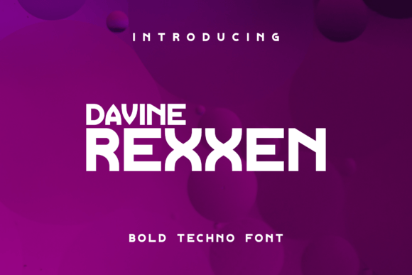 Davine Rexxen: A Display Font for Bold Campaigns