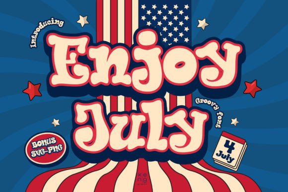 Enjoy July: A Display Font That Commands Attention on the Web