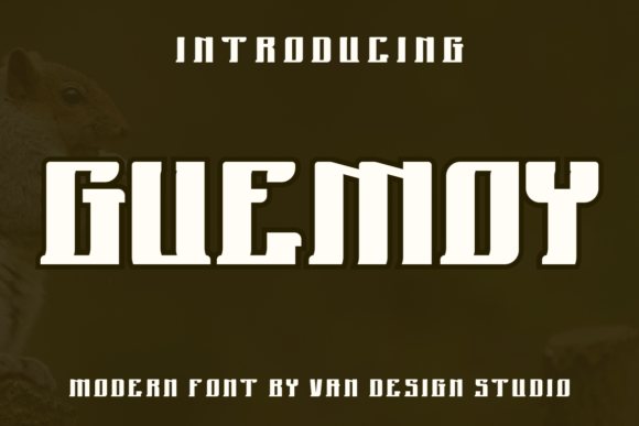 Guemoy Display Font Brings Bold Authority to Branding Projects