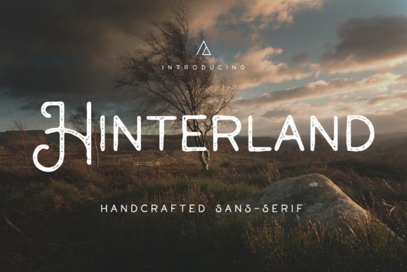 Hinterland: A Handcrafted Display Font for Campaigns