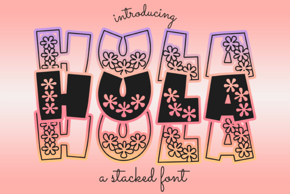 Hula Font: A Display Typeface for Modern Web Design
