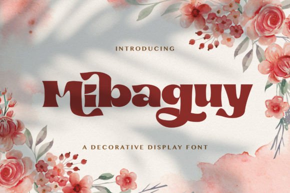Mibaguy: A Display Font for Editorial Design