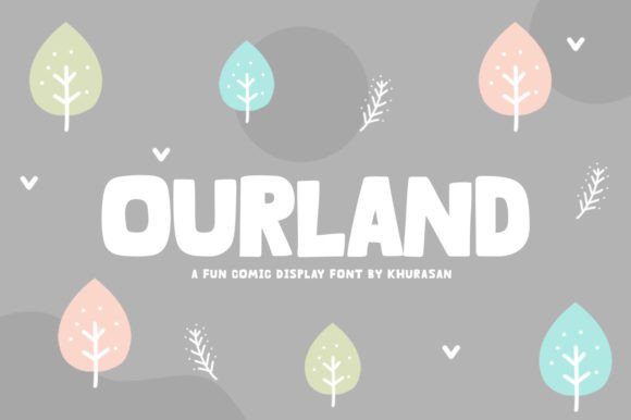 Ourland Font: A Display Typeface Built for Handmade Products