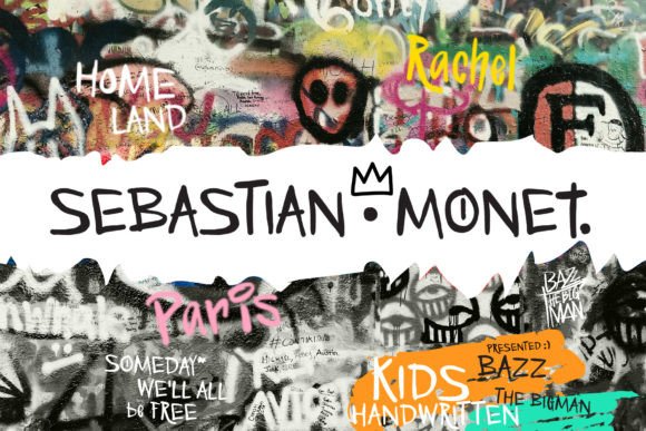 Sebastian Monet: A Display Font with Genuine Street Art Attitude