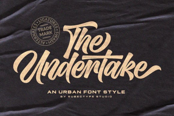Undertake: A Display Font for Digital Branding and Web Design