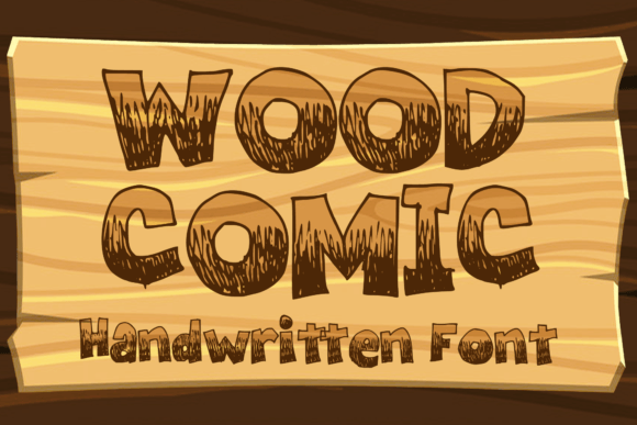 Wood Comic: A Playful Display Font for Editorial Design